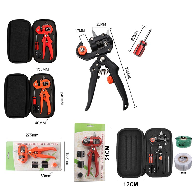 Grafting Pruner Garden Grafting Tool Branch Cutter Secateur Pruning Plant Shears Boxes Fruit Tree Grafting Scissor