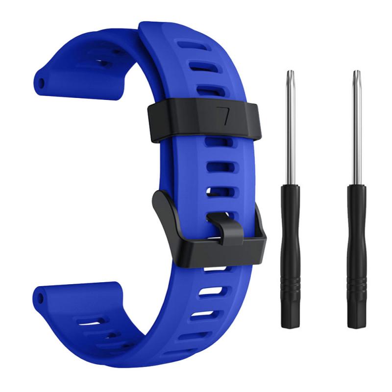 Voor Garmin Fenix 3 5X 5 Plus 3HR Vervanging Sport Siliconen Polsband Horlogeband Smart Accessoires Band In Voorraad: blue