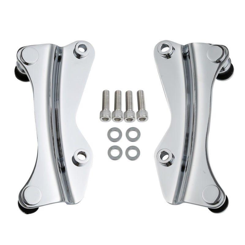 Kit de matériel d&#39;amarrage de moto 4 points pour Harley Touring Road King Street Glide Special CVO -2022: Chrome