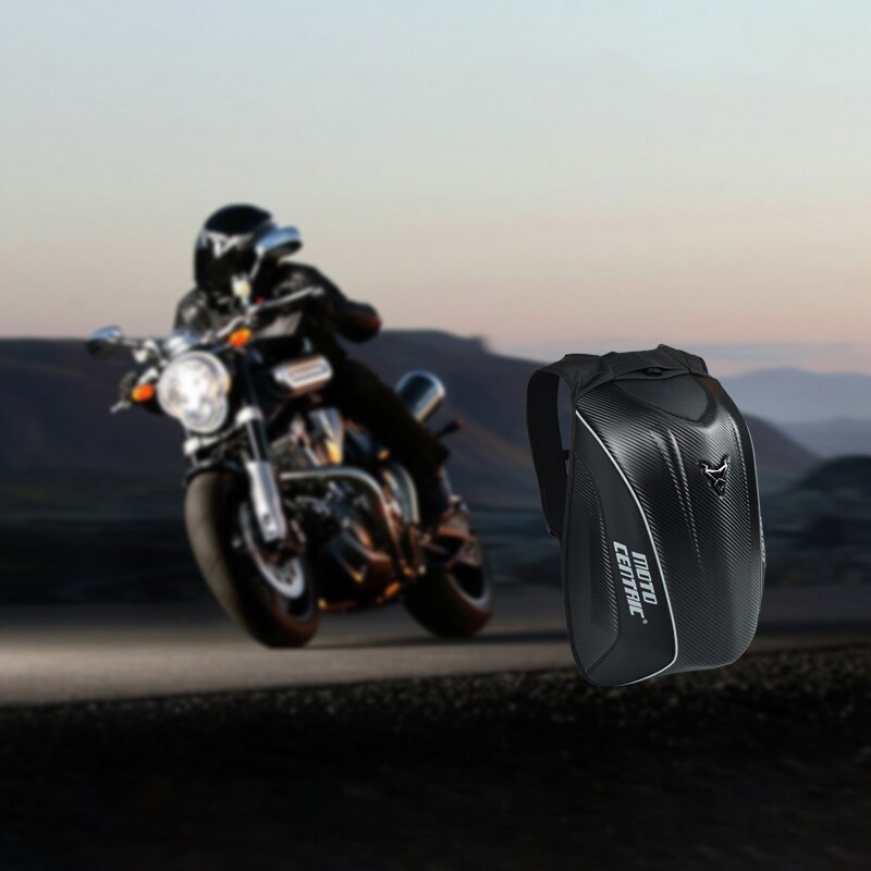 Motorrad Reiten Rucksack Für Yamaha Rennen Team Wasserdichte Kohlenstoff Fiber schwer Hülse Motorrad Tasche Moto-Cross Gepäck Rucksack