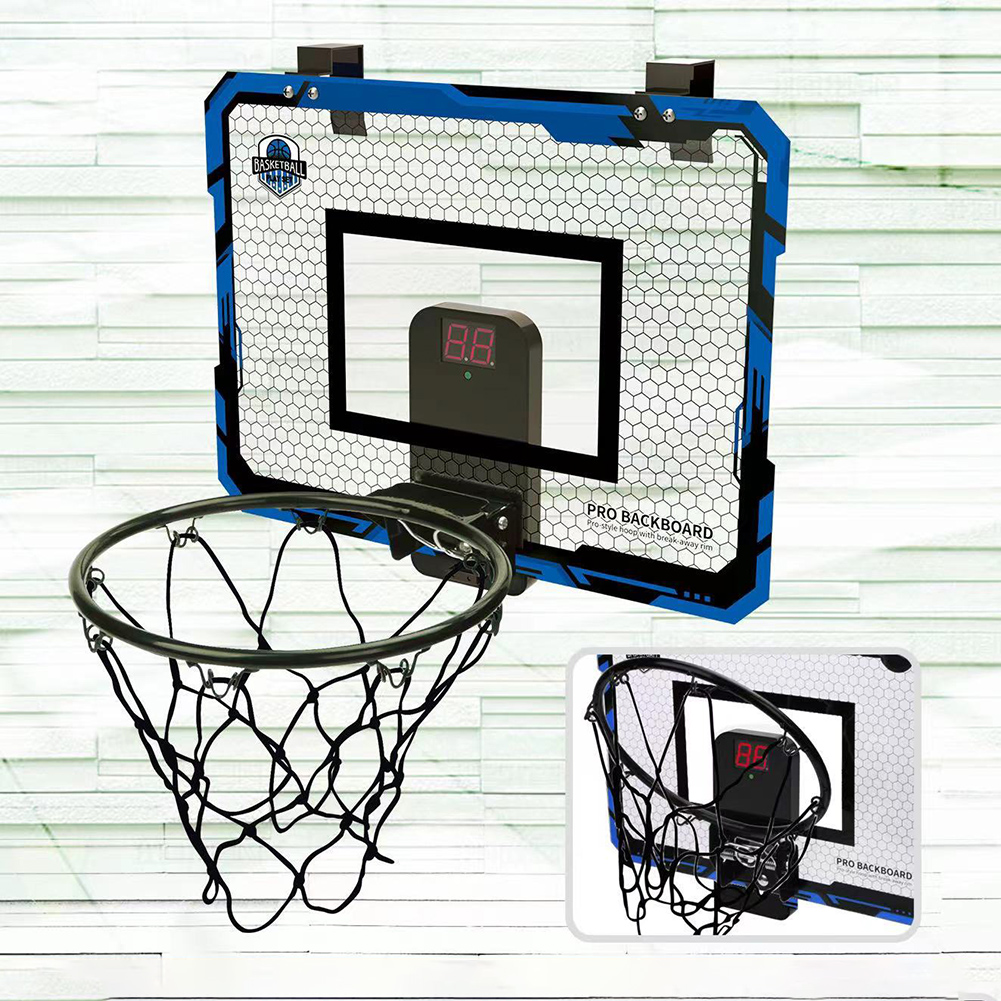 Kinder Mini Basketbal Hoepel Met Elektronisch Scorebord Bal Backboard Outdoor Indoor Excersise Accessoire Grappig Spel Speelgoed