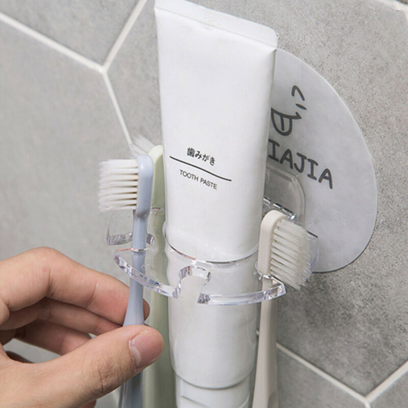 3 stil tandbørsteholdere nem tandbørste sugekop holder stativ 5 stativer hjemmebadeværelse vægbeslag