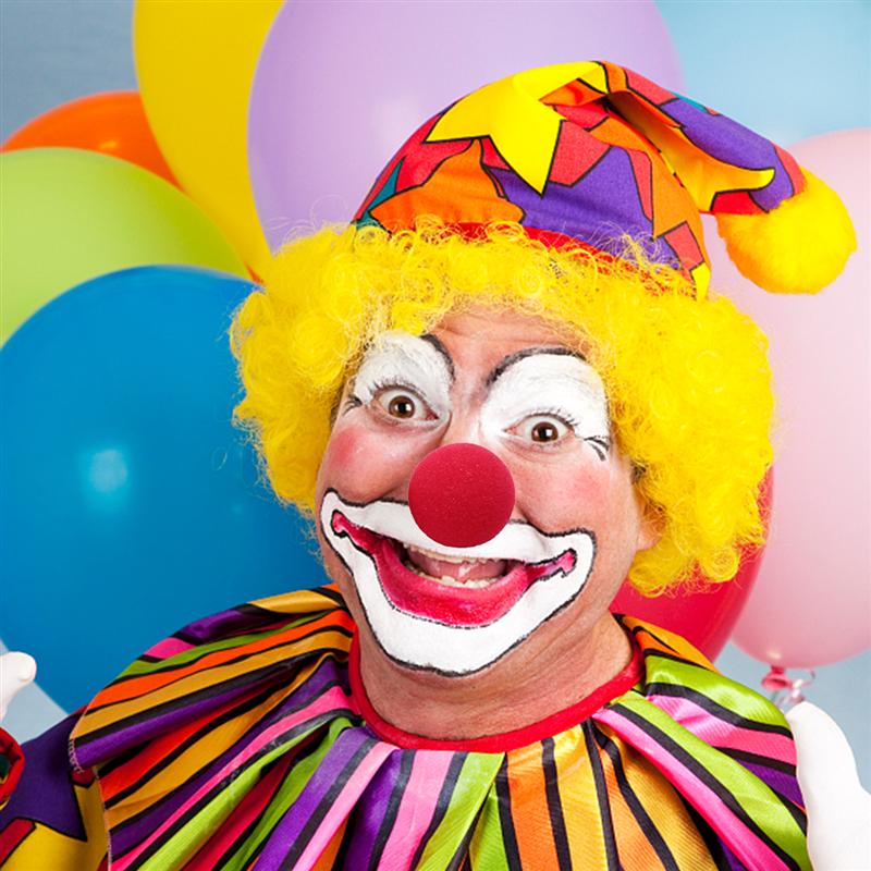 20 Stks/partij Magic Party Rode Clown Neus Spons Bal Voor Halloween Masquerade Kids Kostuum Bal Feestartikelen Clowns Voor Grappige