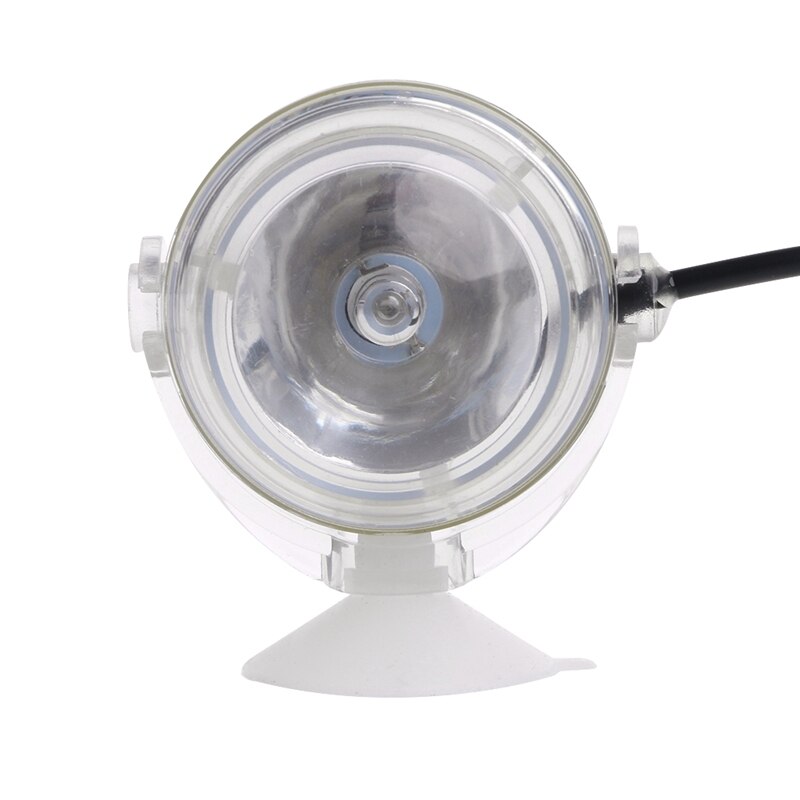 Aquarium Fish Tank Submersible LED Spotlight Lighting Underwater Lamp EU Plug