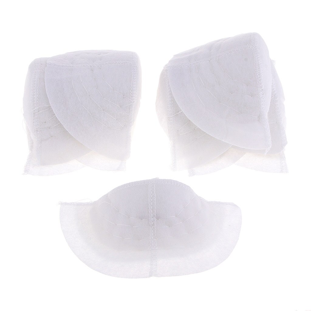 5 Pairs Of Cotton Shoulder Pads Dimensionally Stable Half Moon 40mm Thick, To