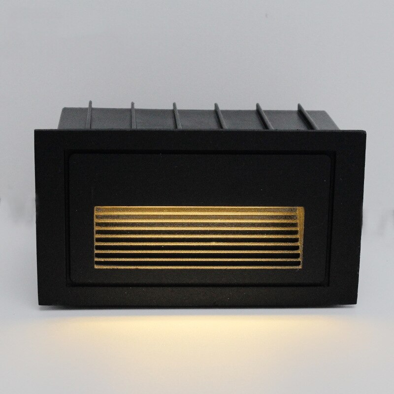 Udendørs trapper lys gulv led lys 105mm sort / hvid have gulv undeground belysning udendørs led pærer industriel
