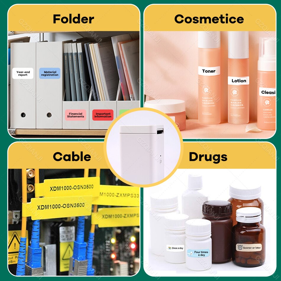 Niimbot Label Printer D101 Mini Wireless Protable Mobile Printer with 1 Roll Label Paper Price Tag Printing