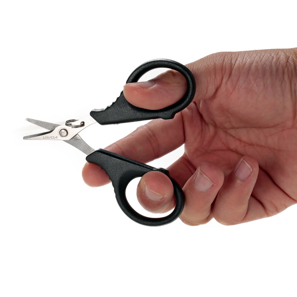 Lixada Kleine Vissen Schaar Line Cutter Snijden Vissen Lokt Vissen Tang Schaar Inbegrepen Lanyard Sluiting Visgerei Tool
