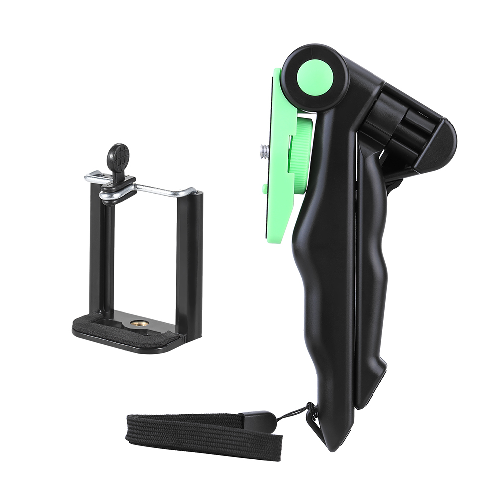 Mini Statief Stand Ondersteuning Houder Handgreep Stabilizer Met Smartphone Clip Beugel Voor Iphone Voor Samsung Galaxy S7/S6