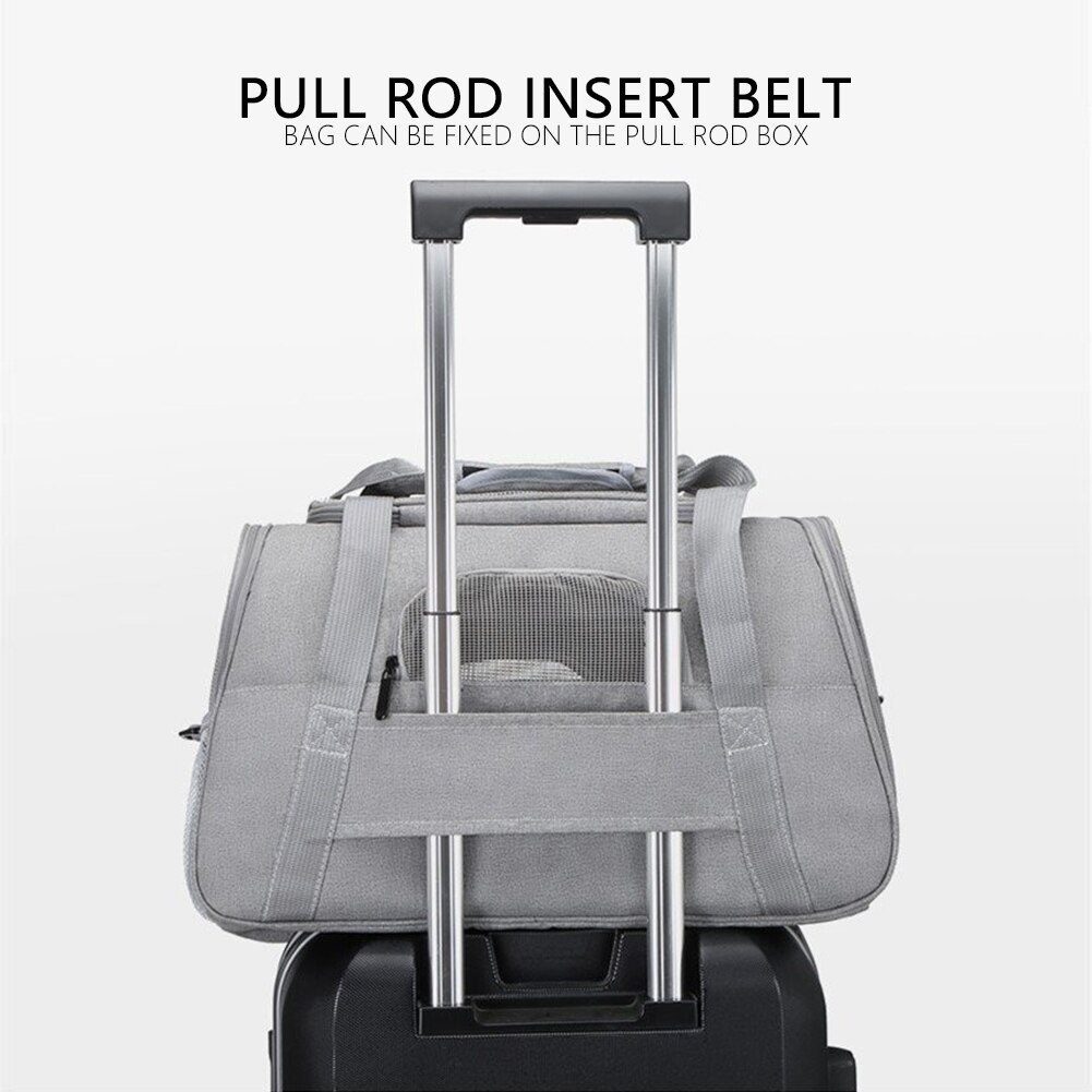 Portable Dog Carrier Bag Portable Dog Backpack With Mesh Window Airline Approved Small Pet Transport Bag Carrier For Dogs