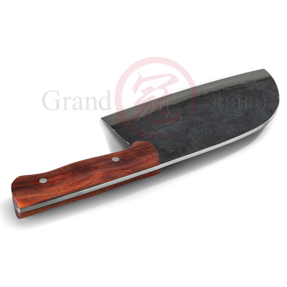 Hand forged Chef Knife BBQ Tools Kitchen Knives High carbon Steel Butcher Knife Chinese Cleaver Vegetables Cutting Box