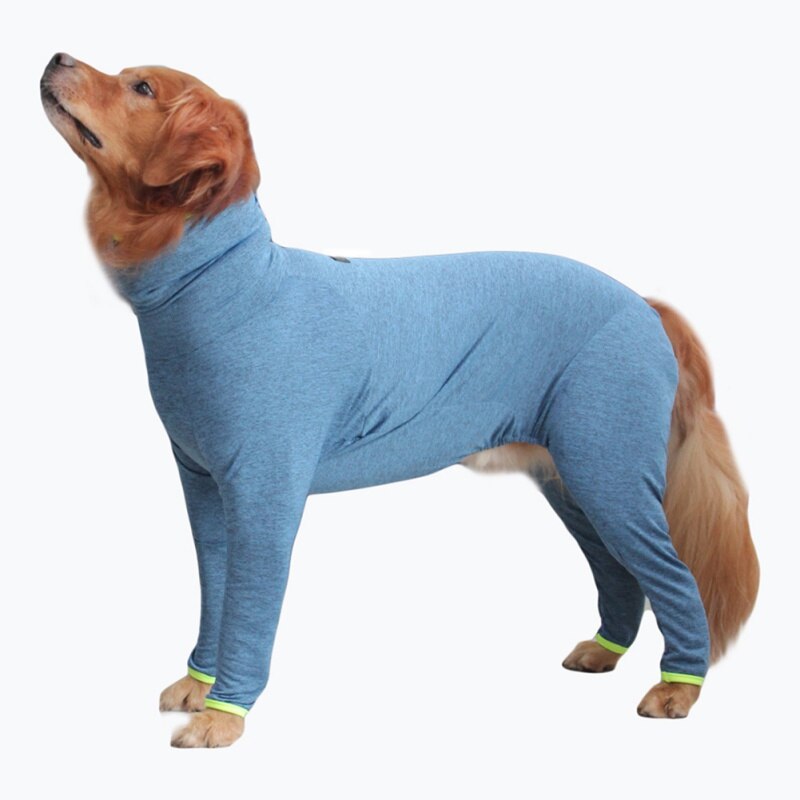BT Bear Grote hondenkleding, elastische onesie voor huisdieren, beschermt gewrichten tegen haar, anti-likken, wondbescherming huisdier pyjama PJS hondenjumpsuit voor middelgrote en grote honden (4XL
