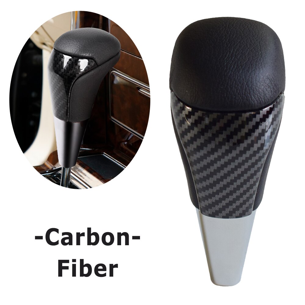 Styling Car Gear Shift Knob Lever HandBall Automatic for Toyota Land Cruiser 200 Car Accessories: Carbon fiber