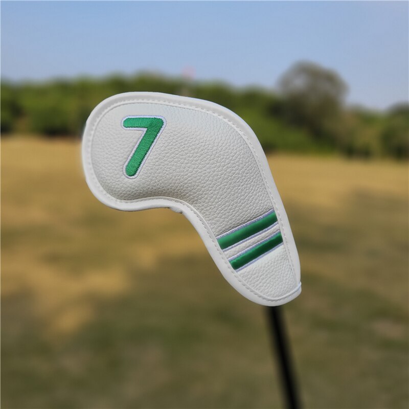 Grandi numeri bianchi ferri da Golf copricapo # 4-9PAS Golf Iron Set copricapo per uomo donna