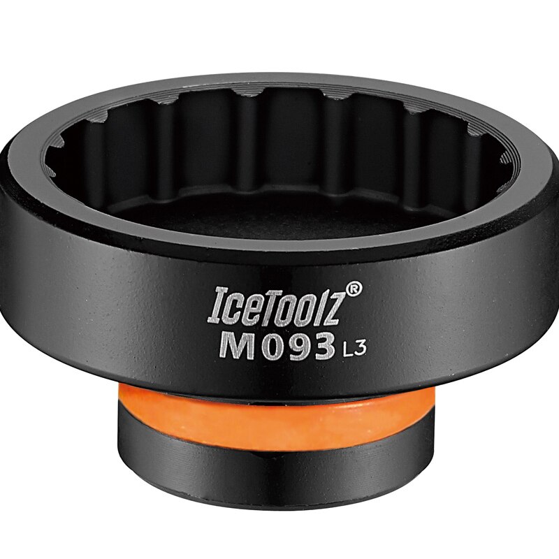 Icetoolz M093 BB Installation Tool for Shimano BBR60 BB Use with 1/2" Two-way Ratchet Wrench 5 x 5 x 2.8cm Cr-Mo Steel 146g/pc