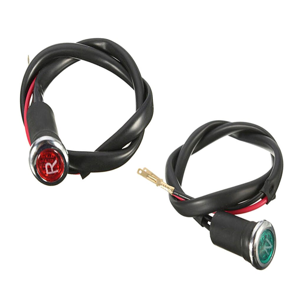 Indicador de luz neutra y inversa ATV, para 90/110/125/150/200/250/300cc ATV Quad Sunl/Taotao/Eagle/Loncin DC 12V, 2 uds.