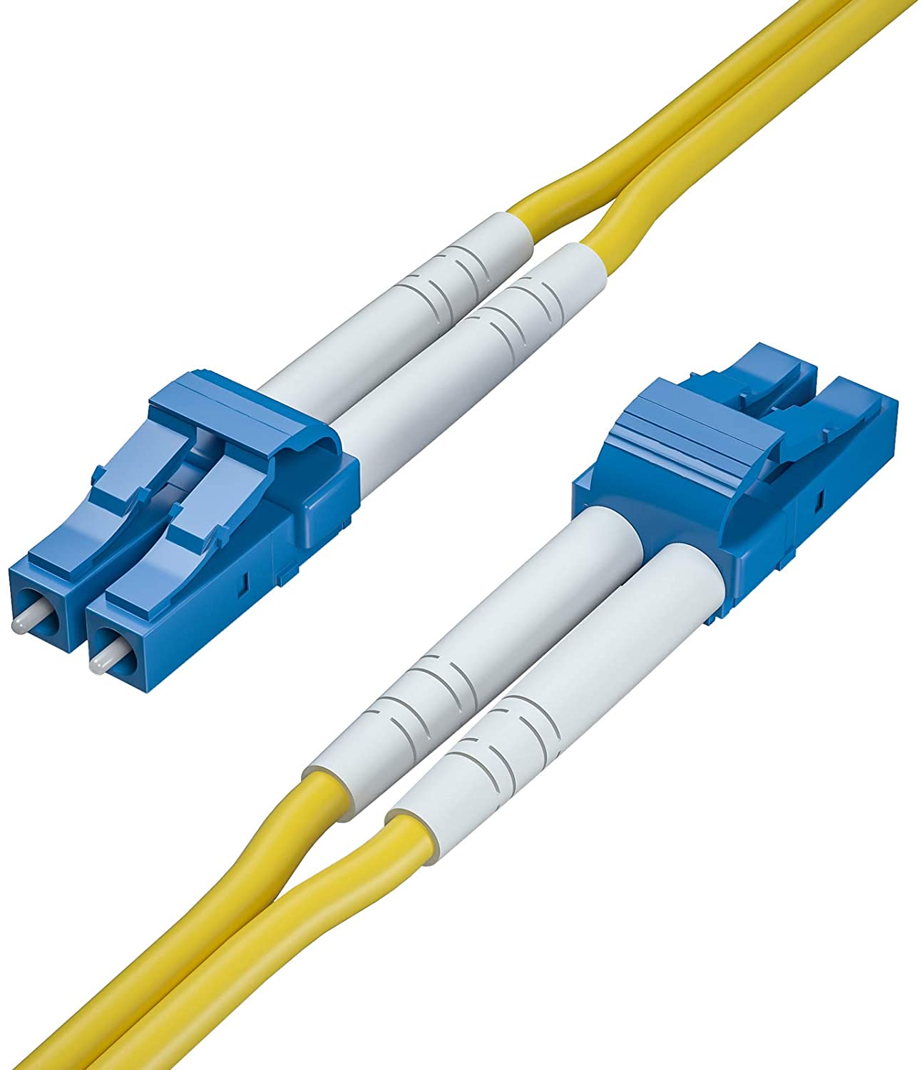 OS2 LC to LC Patch Cable Duplex 9/125 LSZH for SMF SFP Transceiver 0.5-Meter(1.64ft)