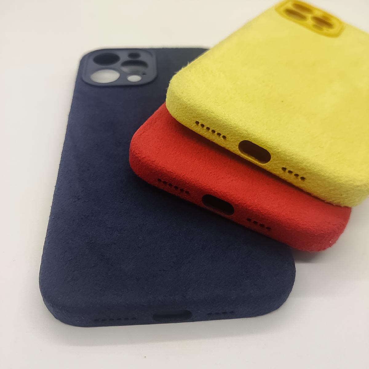 12 Pro Luxury Suede Leather Case For Apple iPhone 12 Pro Max Anti-Fall Protective Cover For iPhone 12 Mini 12Pro Max Phone Case