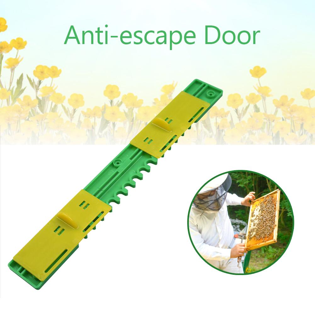 Herramienta de apicultor para puerta de colmena, tipo de deslizamiento de plástico, antiescape, alarma antirrobo para puerta de entrada