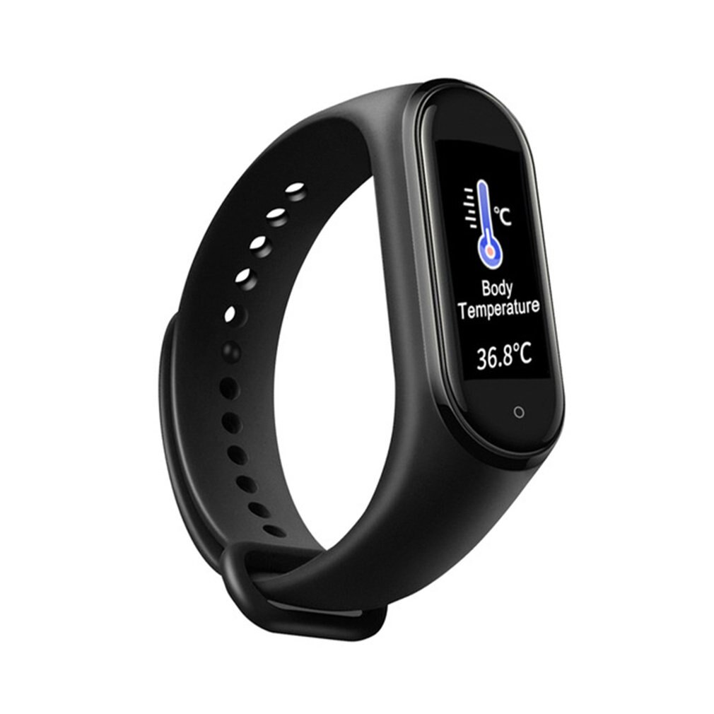 MT10 Smart Fitness Armband Band Met Meten Druk Pulse Meter Sport Activiteit Tracker Mannen Vrouwen Horloge Polsbandje: black