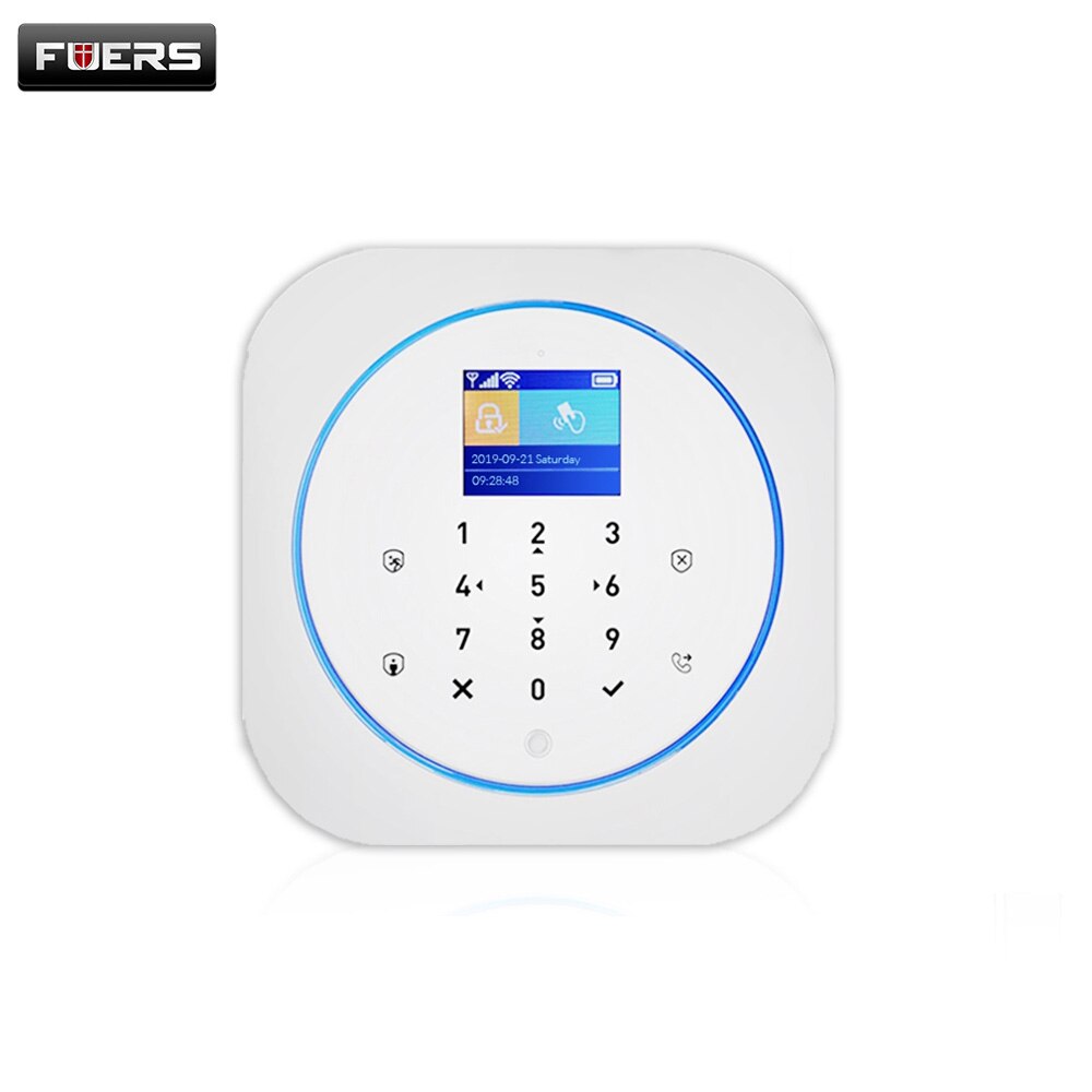 KERUI G12 GSM/WIFI Alarm System Full Touch RFID Card Panel Home Security Alarm Host Wireless APP Control Muti-language Support: Kit1