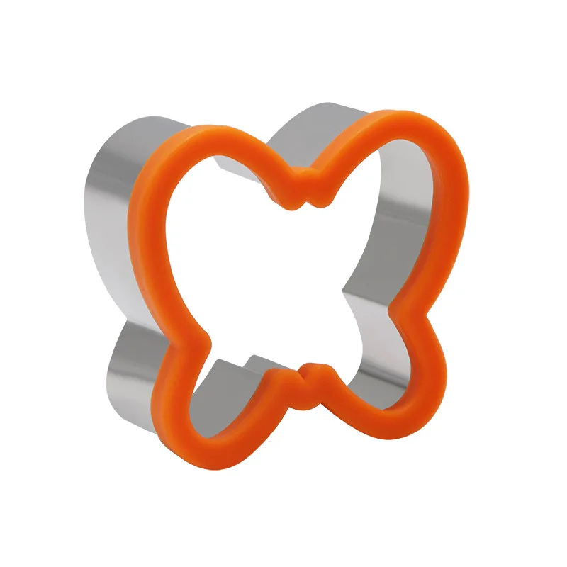 Fiore stampo per biscotti plastica albero di natale stella Casa campane fiocco di neve animale tagliabiscotti pasticceria stampi per fondente strumento per decorazioni per torte: Colore rosa