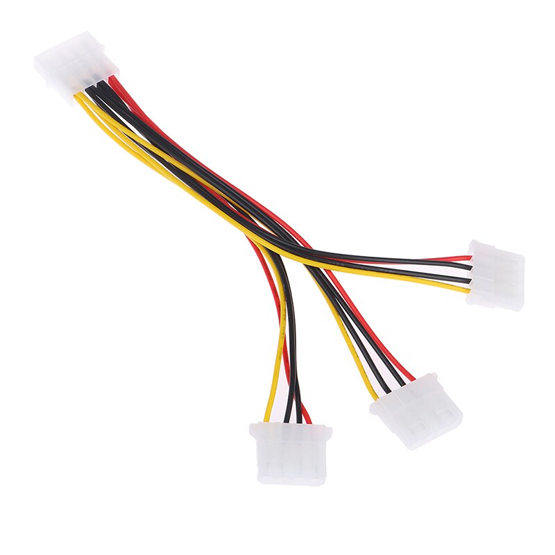 4 Pin IDE 1-to-3 Molex IDE Female Power Supply Splitter Exentsion Adapter Cable