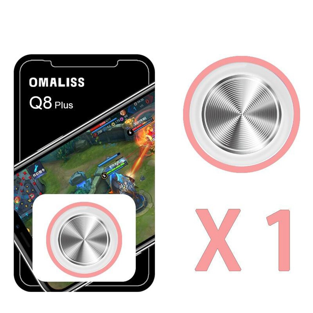 Round Game Joystick Touch Screen Thumb Controller Button for Smart Phone