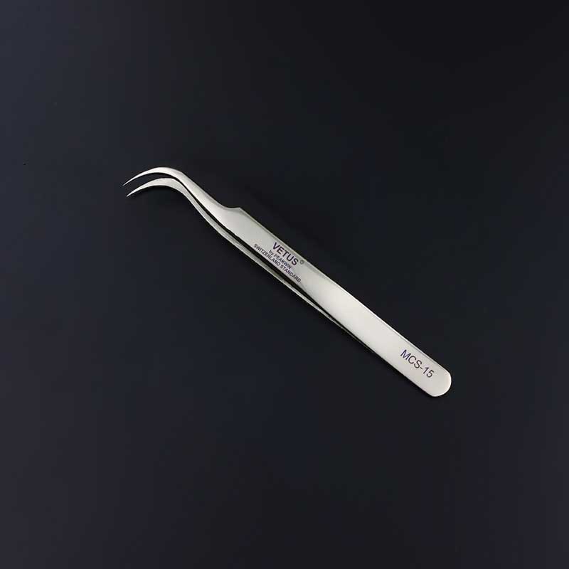 Vetus High Precision Eyelash Tweezers Excellent Closure 3D Volume Eyelash Tweezer Colorful Eye Makeup Tools: MCS15