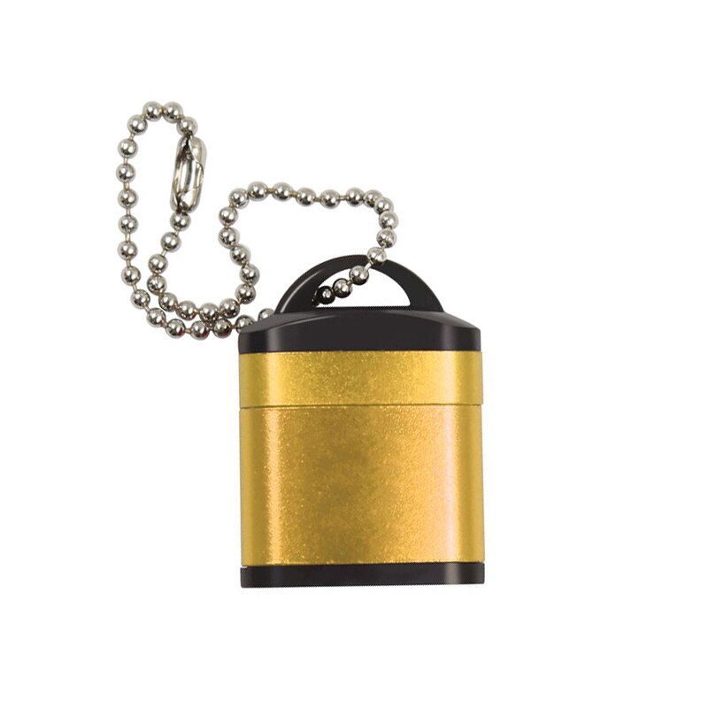 Super mini Memory SD Card Reader for Memory TF card SD Card reader mini flash memory card reading: golden