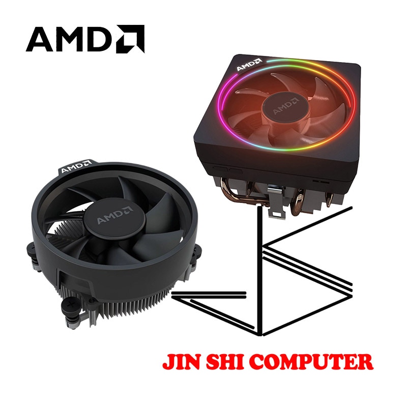 Ventilador Enfriador Originele De Amd Ryzen Wraw Nuevo 4 Dennen Puede Soportar R3 R5 R7 R9 Cpu Puede Soportar La placa Base De Enc