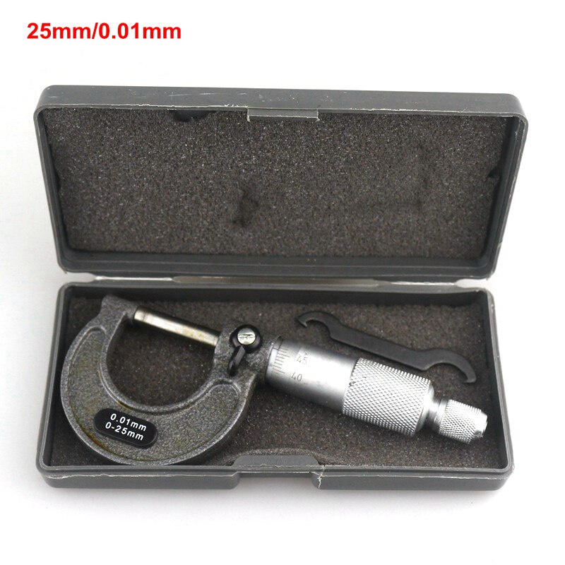 Mechanical Micrometro 0-25mm 0.01mm Outside Micrometer Gauge Measuring Tools for Mechanist Metric