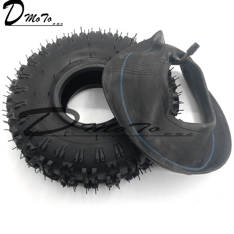 Vtt 4.10/3.50-4 410/350-4 ATV Quad Go Kart 47cc 49cc pneu 4.10-4 tube intérieur adapté à tous les modèles 3.50-4"