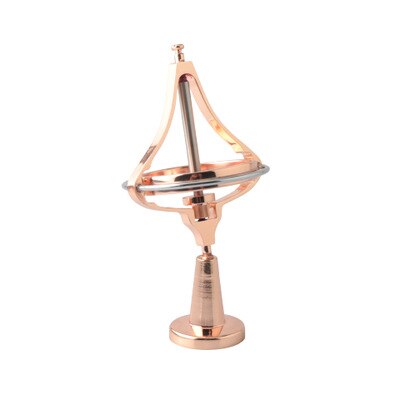 Magnetupphängning gyroskop metall tyngdkraft vuxen fingertopp gyroskop dekompressionsbalans barnleksak gyroskop: Guld-