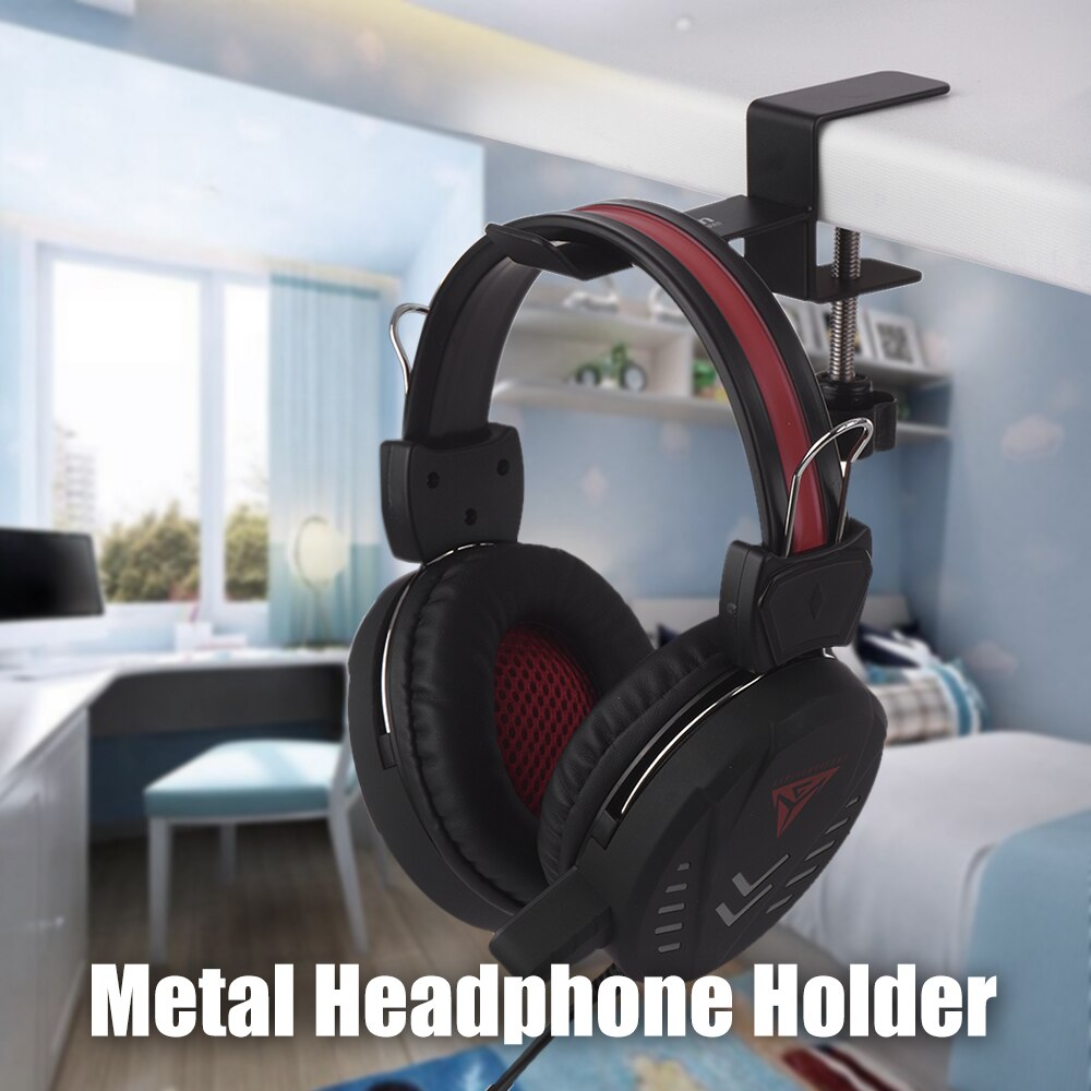 Alctron mas 007 metalen hoofdtelefoonhouder haakhanger bureaustandaard