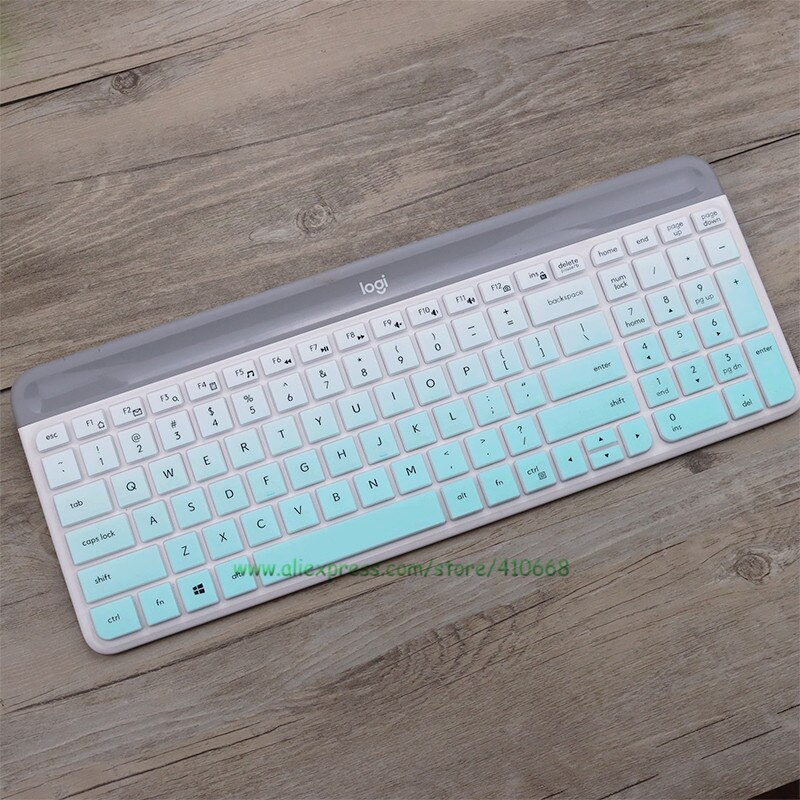 For Logitech MK470 K580 Slim Wireless Keyboard Silicone Dustproof Wireless Desktop keyboard Cover Skin Protector K580 MK 470