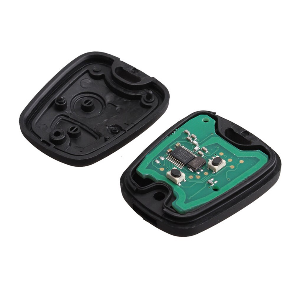 Mando a distancia con cuchilla NE73, 2 botones para PEUGEOT 206 433MHZ con Chip transpondedor PCF7961