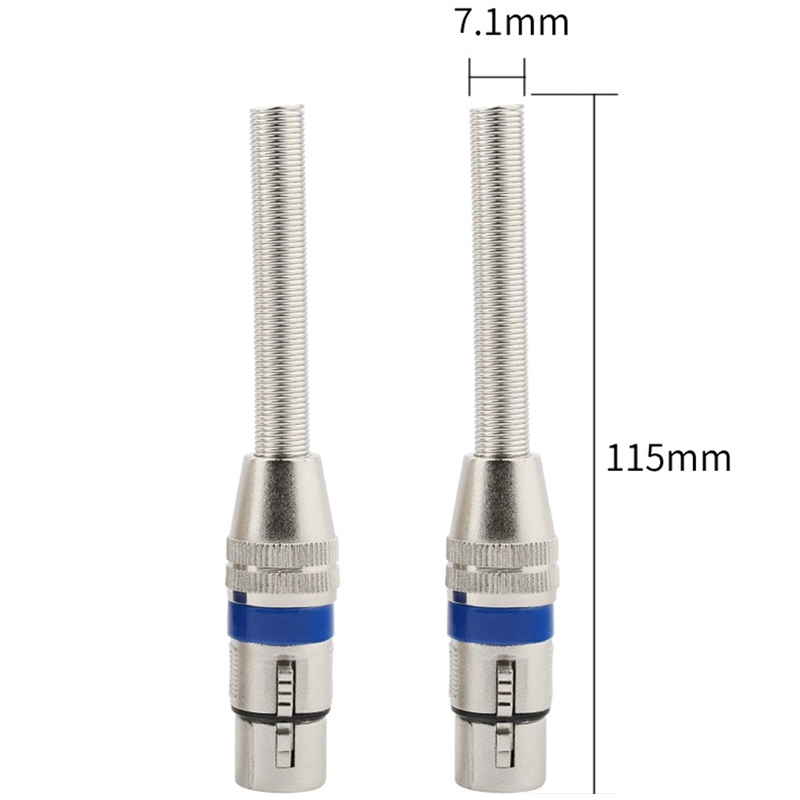 Audio Jack 3 Pin XLR Adapter Connector to 3.5 mm Male Female 6.35 mm To XLR Plug Audio Converter Microphone Adaptors