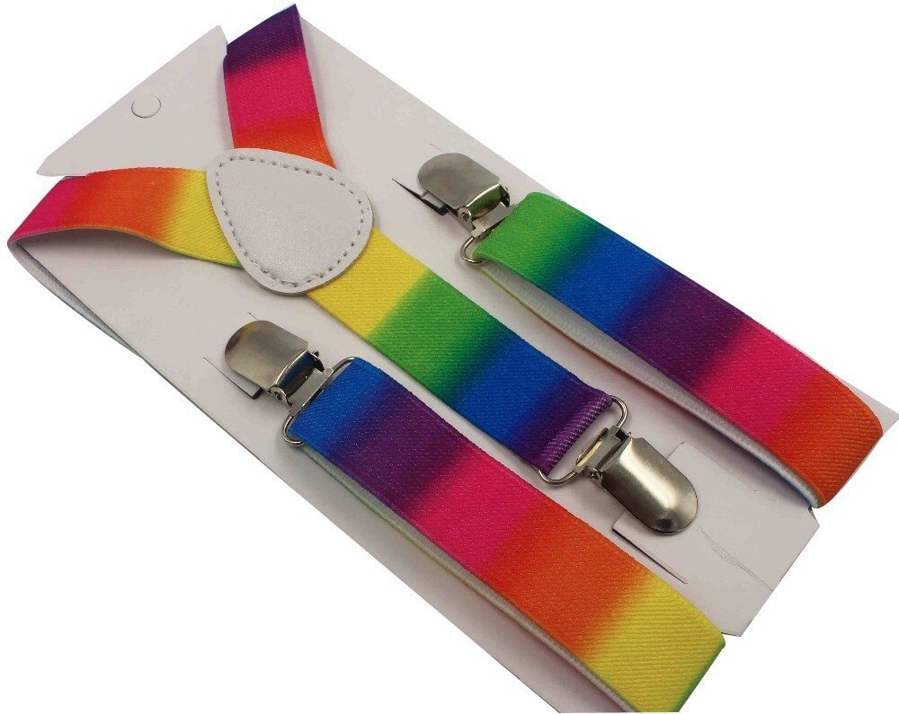 Baby Suspenders 3clips Pu Leather Braces Kids Suspensorio Elastic Adjustable Tir