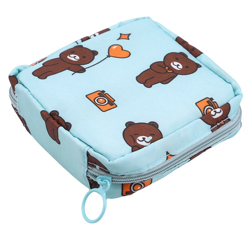 Portable Women's Digital Bag Data Lines Power Bank Package Multi-Function Travel Women's Pouch Case Accessories Supplies Product: blue