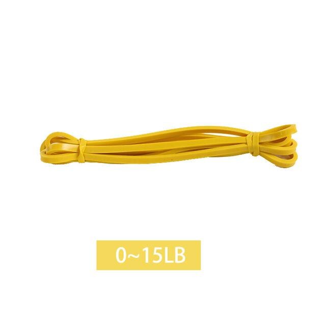 Bandas de goma para Fitness, banda elástica para gimnasio, arnés de entrenamiento, tensores musculares elásticos de Resistencia al ejercicio: Yellow