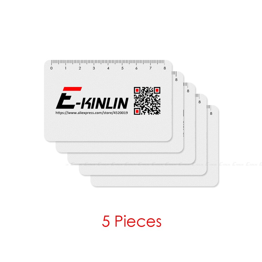 Mobile Phone LCD Screen Disassembly Open Teardown Repair Pry Opening Scraper For iPhone For Android Ruler Plastic Tools Card: 5 Pieces