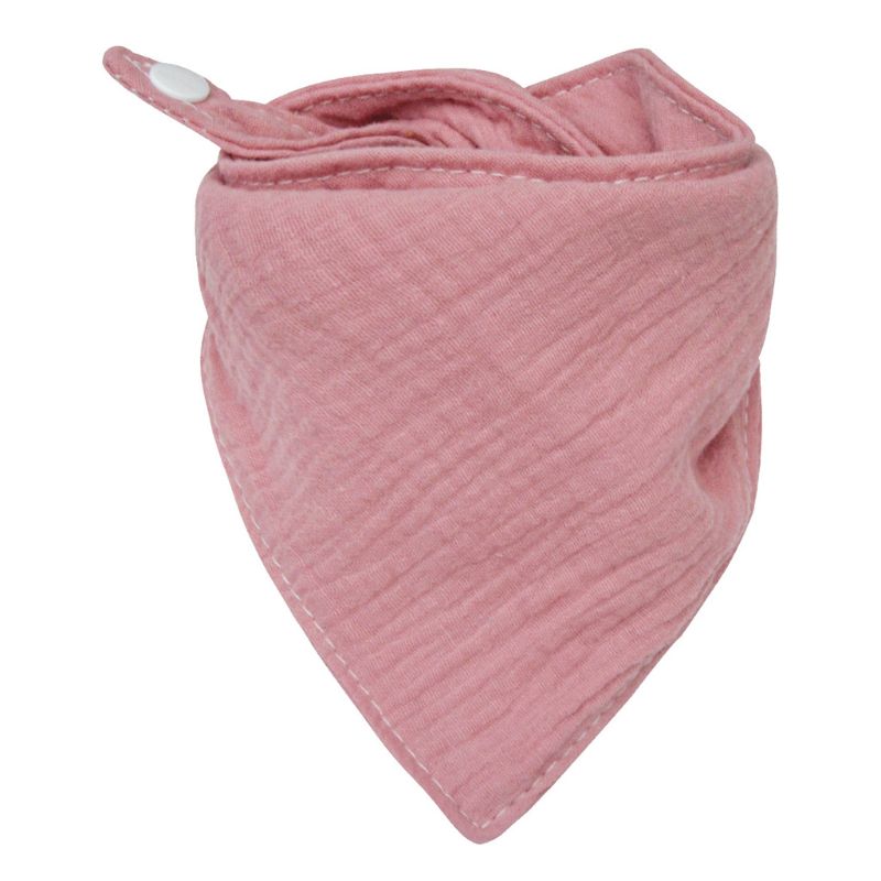 Baby spædbarn bomuldssmæk nyfødt ensfarvet trekant tørklæde fodring spyt håndklæde bandana burp klud dreng pige brusebad: Pk