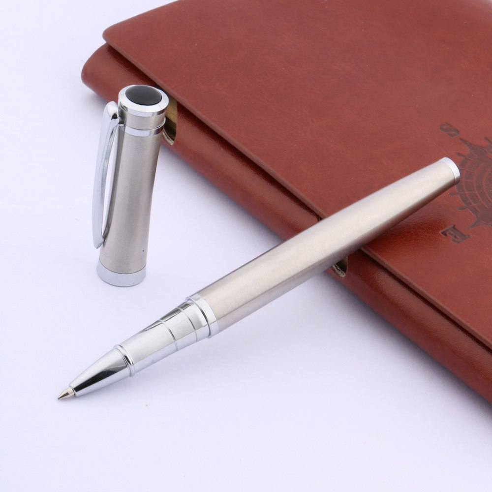 metal pen Stainless steel 3035 Smooth With Silver Trim Roller ball Pens