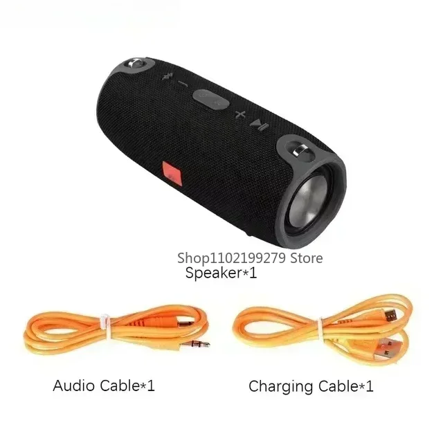 40w diepe bas tws bluetooth-luidsprekers, 3600 mah oplaadbare, waterdichte, draagbare subwoofer/boombox met bluetooth, aux, tf-kaart en usb-aansluiting