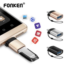 Fonken usb3 tipo c otg adaptador de alta velocidade para usb c 3.0 conversor do telefone móvel dispositivo externo conector garrafa drive leitor