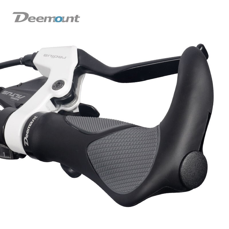 Deemount Comfy Bicycle Grips TPR Rubber Integrated MTB Cycling Hand Rest Mountain Bike Handlebar Casing Sheath Shock Absorption