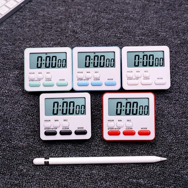652F LCD Pantalla LCD Temporizador Temporizador Temporizador cocina digital Atanción 24 Horas Reloj Sleep For