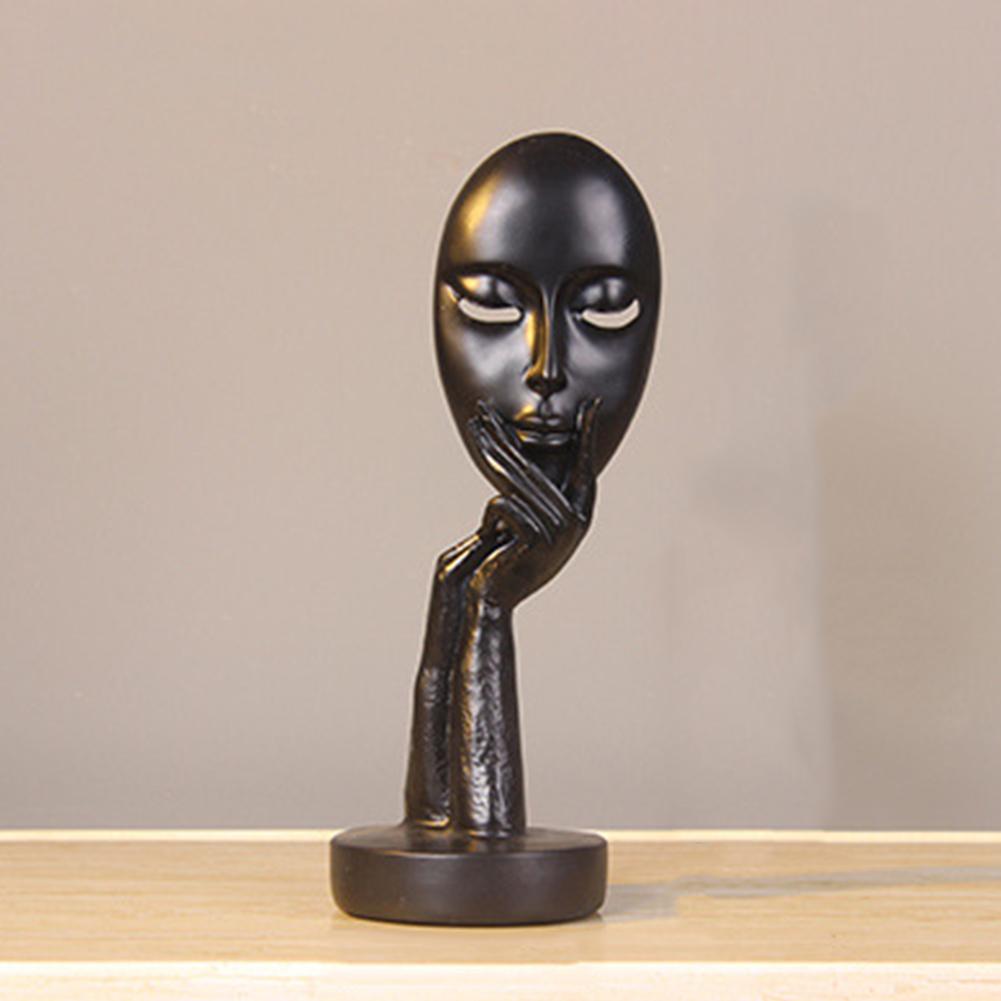 Abstrait visage humain modèle Statue résine Statues pour la décoration Sculptures Art artisanat bureau Sculpture bureau décor à la maison