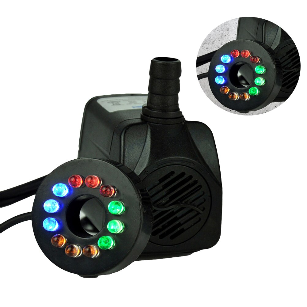 5W Submersible Water Pump Adjustable Water Flow for Ponds Fountains Tank Statuary Fish